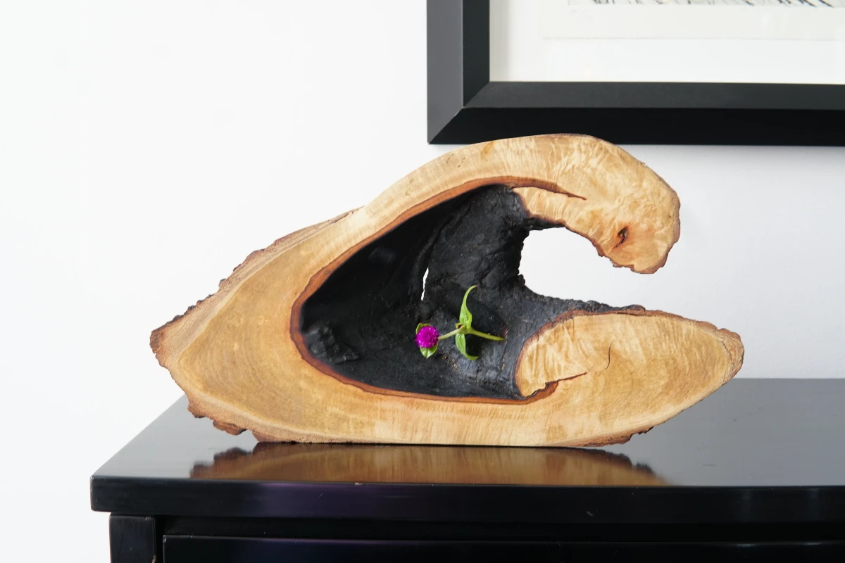 Half of Infinity Is Still Infinity Hickory Vase by Seven Cedars NY