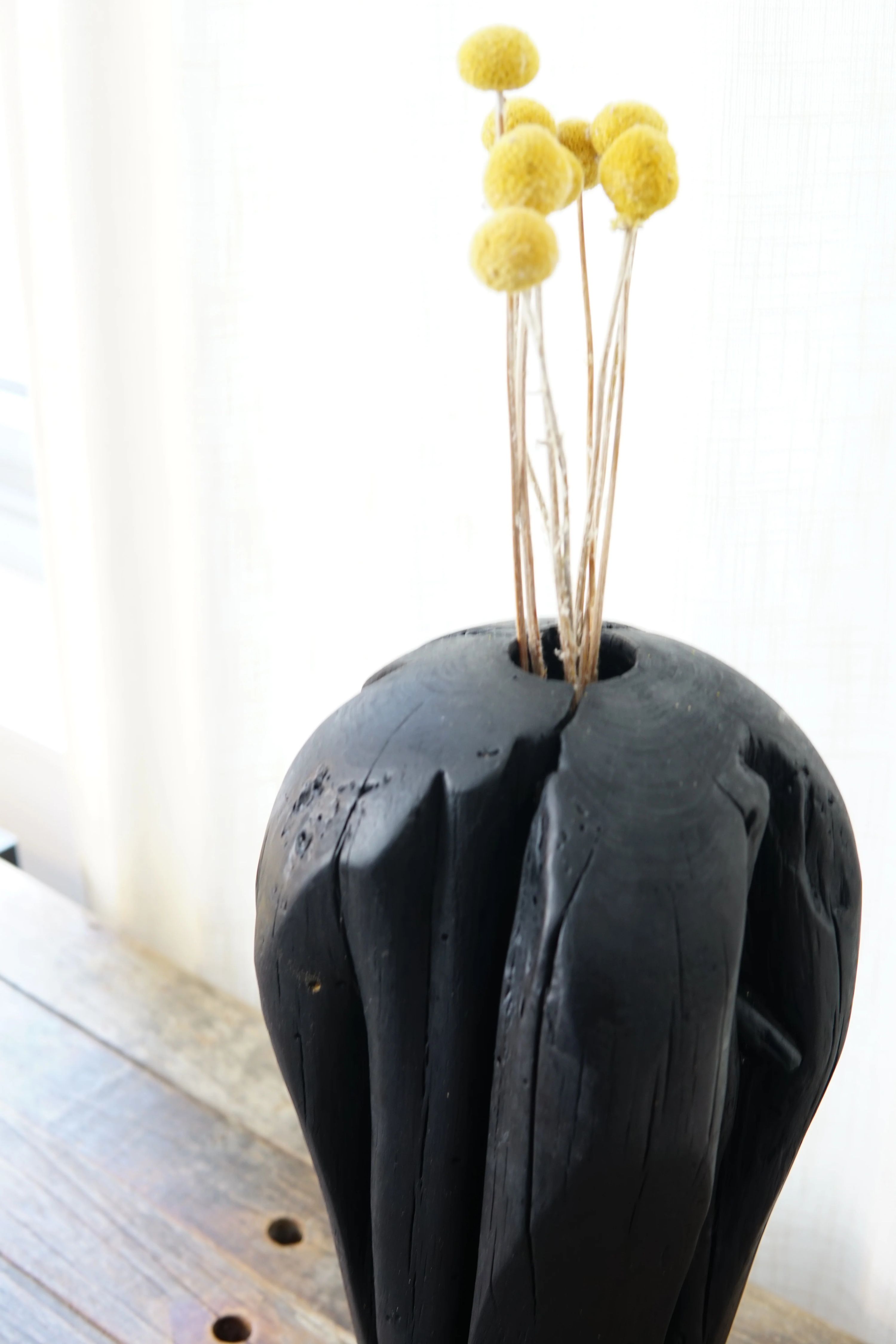 Yakisugi Cedar Vase by Seven Cedars NY