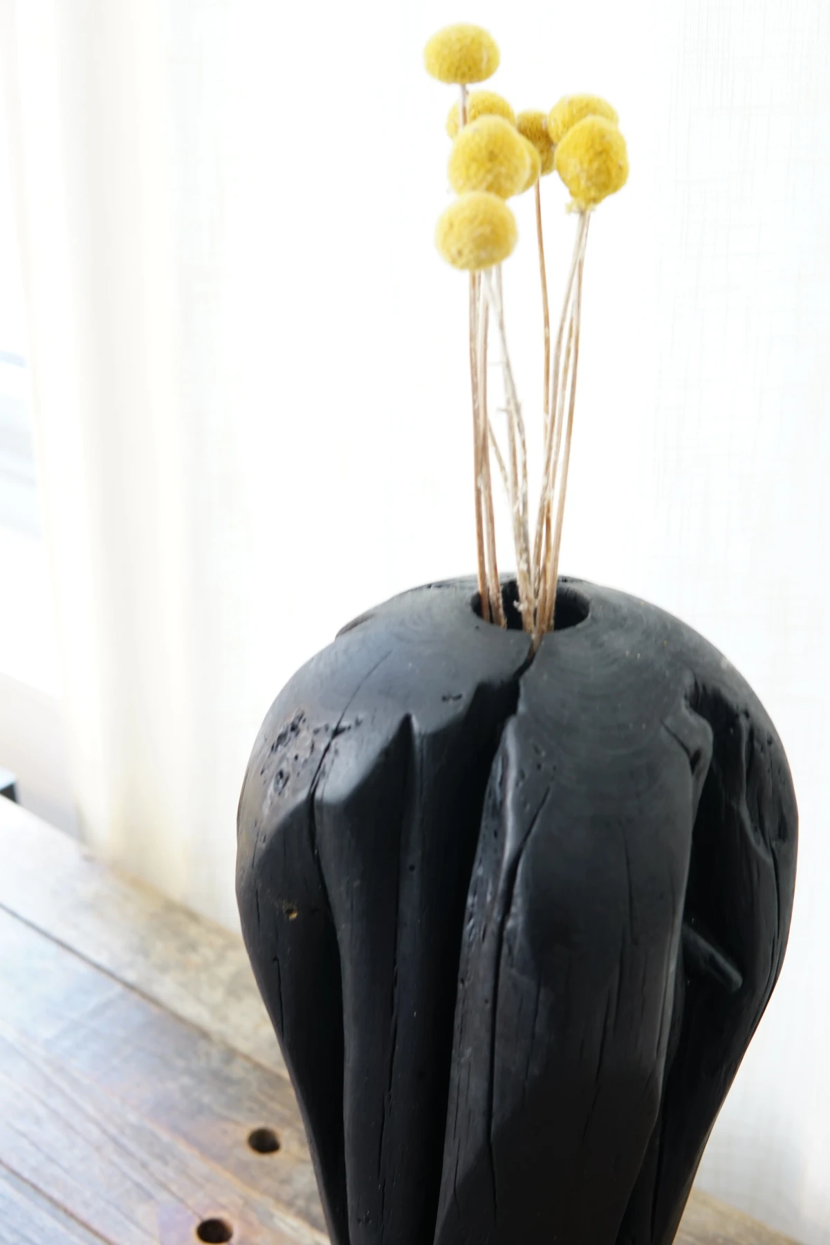 Yakisugi Cedar Vase by Seven Cedars NY