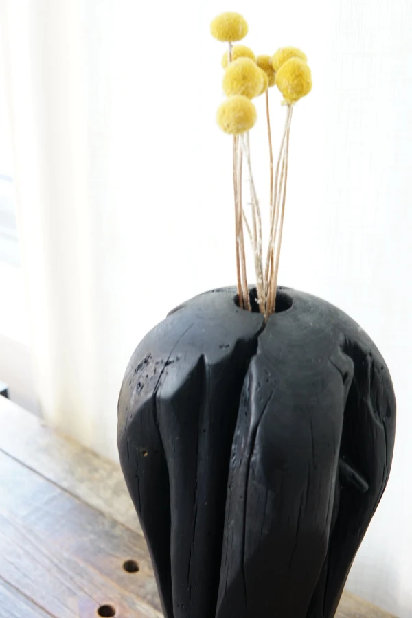 Yakisugi Cedar Vase by Seven Cedars NY